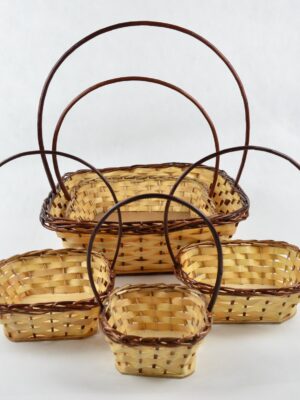 CESTAS PALHA VIME - N°10 ( QUADRADA) 35x35cm (B) x 32x32(F) x 15cm